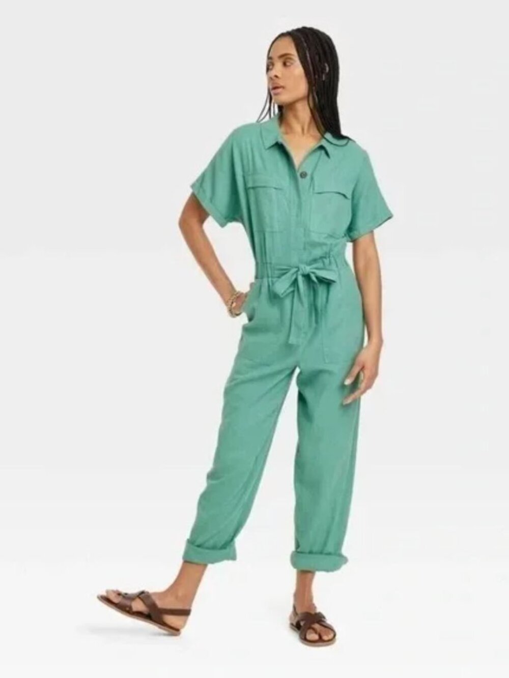 NWT-Jumpsuit/Bollersuit with tie